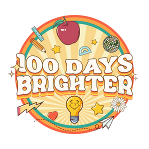 100 Days Brighter Design DTF Ready Press (V2) | Iris DTF
