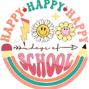 Happy 100 Days of School DTF-Ready Press (V3) | Iris DTF
