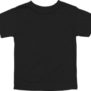 Bella + Canvas 3001T Toddler Jersey Short Sleeve T-Shirt – Solid Black Blend
