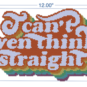 24023 I can't think Rhinestone | Iris DTF