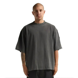 Shaka Wear SHGDD Max Heavyweight Garment-Dyed Drop Shoulder Unisex T-Shirt - Iris DTF 