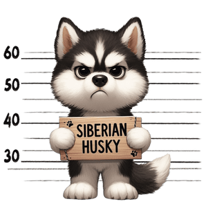 Siberian Husky Design - DTF Ready To Press