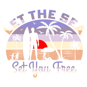 Let The Sea Design - DTF Ready To Press