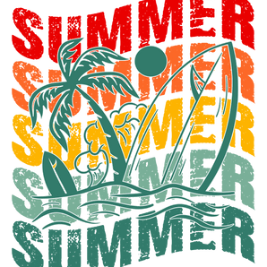 Colorful Summer Design - DTF Ready To Press