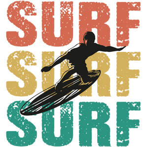Surf Design - DTF Ready To Press