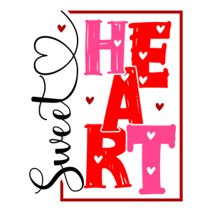 Sweet Heart Valentine's Day DTF  Ready Press V1 | Iris DTF