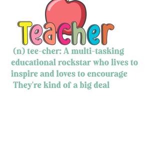 Cute Teachers Day Gift Design - DTF Ready To Press