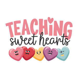 Teaching Sweet Heart Teacher Design | Iris DTF