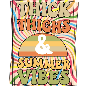 Funny Summer Vibes DTF-Ready to Press (V2) | Iris DTF