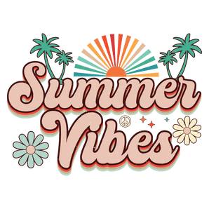 Retro Summer Vibes DTF Design Ready to Press V3 | Iris DTF