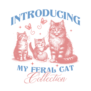 Introducing My Feral Cat Collection Design | Iris DTF
