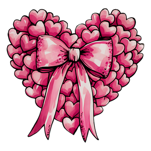 Love Ribbon Valentine's Day Design | Iris DTF