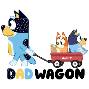 Dad Bluey Design DTF-Ready to Press (V1) | Iris DTF