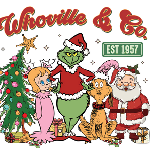 Whoville Co Christmas Grinch Design | Iris DTF