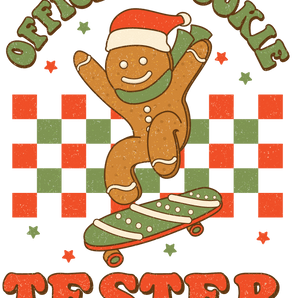 Cookie Tester Christmas Gingerbread Design | Iris DTF
