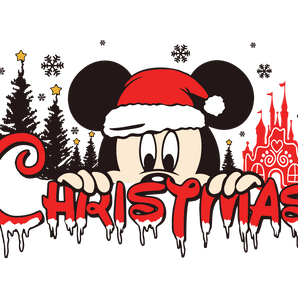 Festive Mouse Christmas Design Ready Press V3 | Iris DTF