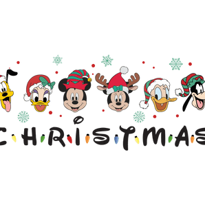 Friends and Mickey Christmas Design | Iris DTF