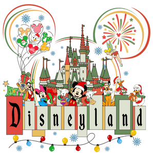 Disneyland Mickey Mouse Christmas Design | Iris DTF