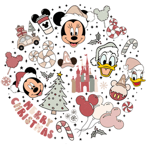 Mickey Mouse Christmas DTF Ready to Press V2 | Iris DTF