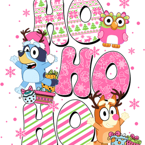 Ho Ho Ho Christmas Design DTF-Ready Press (V2) | Iris DTF