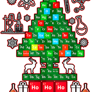 Chemistree Christmas Design - DTF Ready To Press