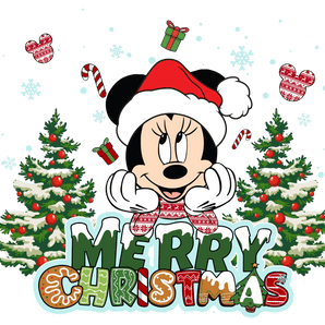 Mickey Mouse Christmas Tree DTF Ready Press V2 | Iris DTF