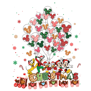 Mickey and Friends Merry Christmas Design | Iris DTF
