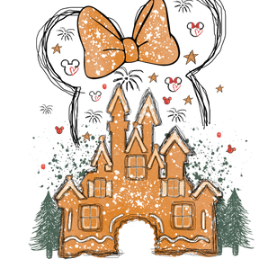Minnie Mouse Disneyland Christmas Tree Design | Iris DTF