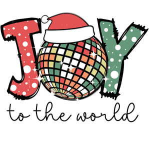 Joy to the World Christmas Design DTF (V1) | Iris DTF