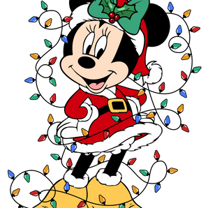 Minnie Mouse Christmas DTF Ready to Press V1 | Iris DTF