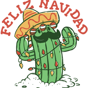 Feliz Navidad Christmas Design - DTF Ready To Press
