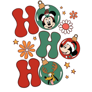 Ho Ho Ho Mickey Mouse Christmas Design | Iris DTF