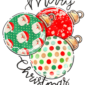 Merry Christmas DTF Design - Ready to Press V20 | Iris DTF