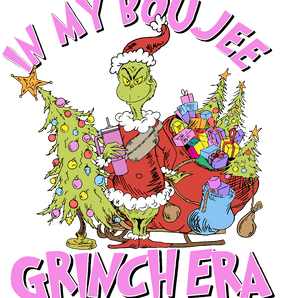 Grinch Era Christmas Design - DTF Ready To Press