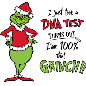 Grinch Christmas Design DTF-Ready to Press (V3) | Iris DTF