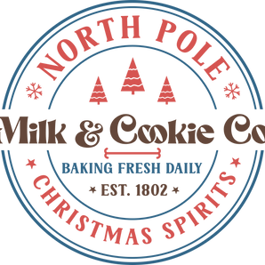 Milk Cookie Co. Christmas Design - DTF Ready To Press