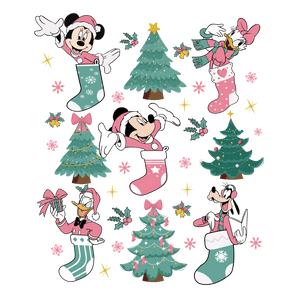 Mickey Mouse Christmas Tree DTF Ready Press V1 | Iris DTF