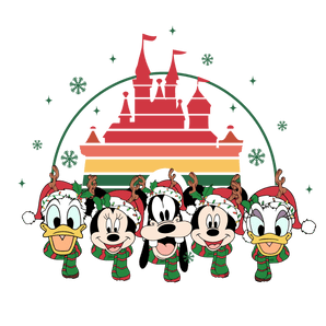Mickey and Friends Disneyland Christmas Design | Iris DTF