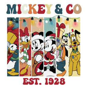 Mickey and Friends Christmas DTF Ready Press | Iris DTF