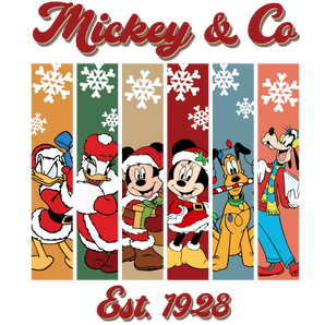 Mickey Mouse and Friends Christmas Design | Iris DTF