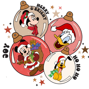 Disney Merry and Bright Christmas Design | Iris DTF