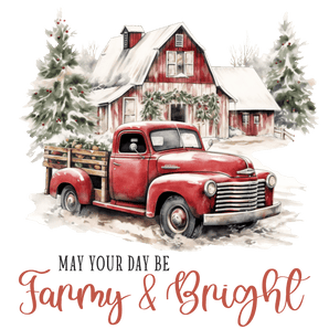 Farmy and Bright Christmas Design | Iris DTF