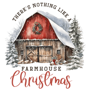 Farmhouse Christmas Design - DTF Ready To Press