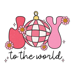 Joy to the World Christmas Design DTF | Iris DTF