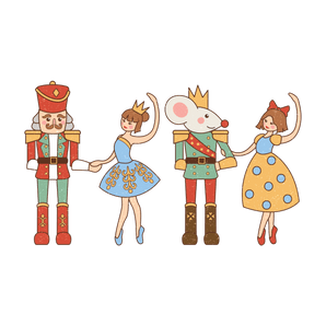 Nutcracker Ballet Christmas Design | Iris DTF