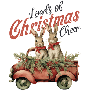Loads of Christmas Cheer Rabbit Design | Iris DTF