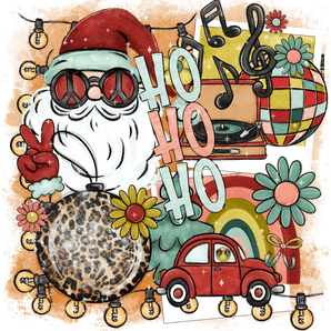 Ho Ho Ho Christmas Design DTF-Ready Press (V4) | Iris DTF
