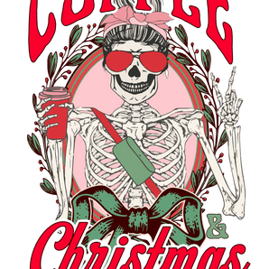 Coffee Christmas Design - DTF Ready To Press