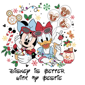 Disney Is Better Christmas Design - DTF Ready To Press