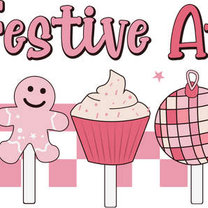 Festive AF Christmas Design DTF-Ready to Press | Iris DTF